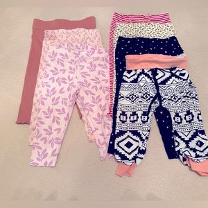 Girls Legging Bundle/Lot of 7, GUC, 12 months, variety of brands